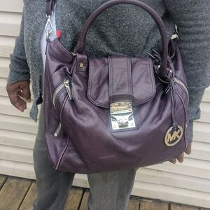 Michael Kors Vintage Leather Satchel Handbag